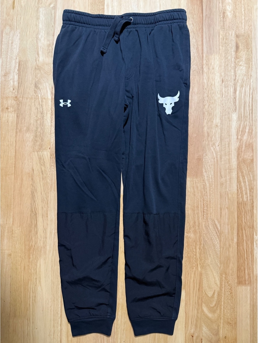Under Armour Project Rock Men’s Large Black Loose Fit Joggers
